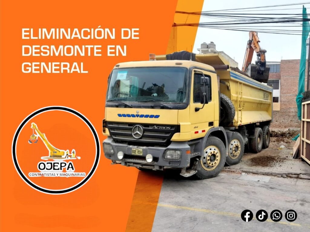 ELIMINACION DE DESMONTE